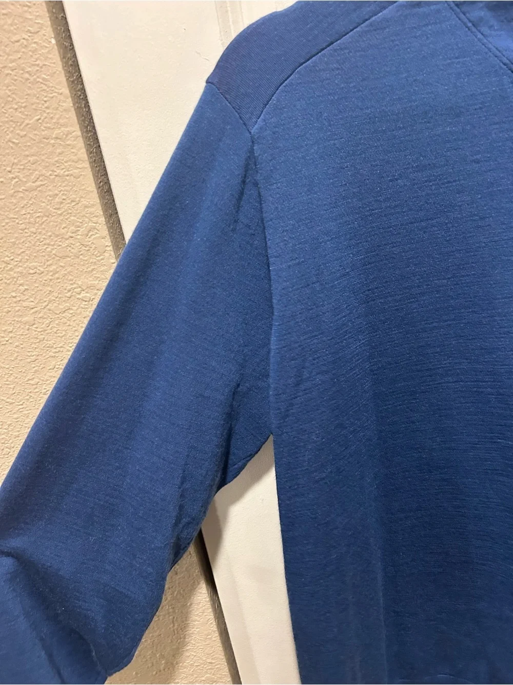 Adidas AdiPure Tech Henley Wool Blend Sweatshirt , Medium
